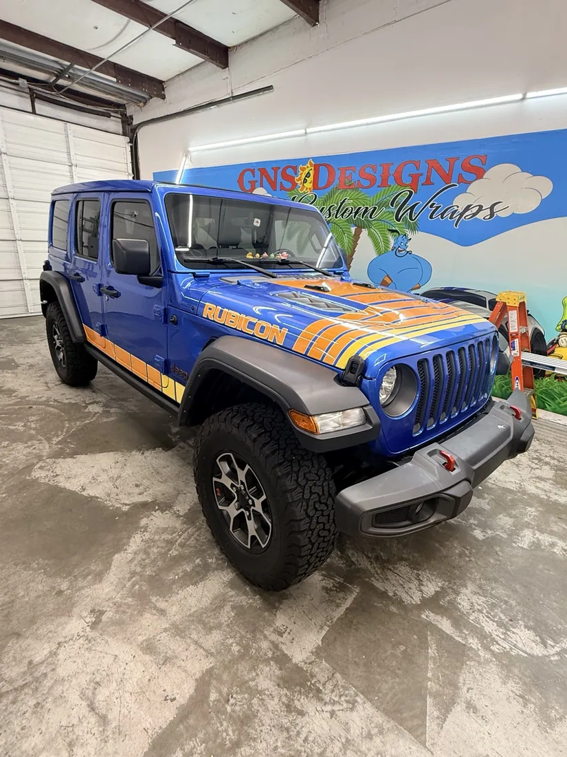 Blue Rubicon custom graphics